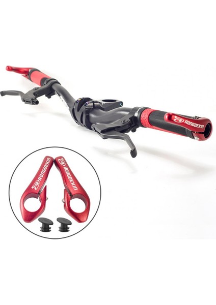 Kırmızı Stil 1 Çift Vice Direksiyon Antirust Bisiklet Boynuzları Vice Direksiyon Ergonomik Tasarım Vice Direksiyon (Yurt Dışından) fırsatları