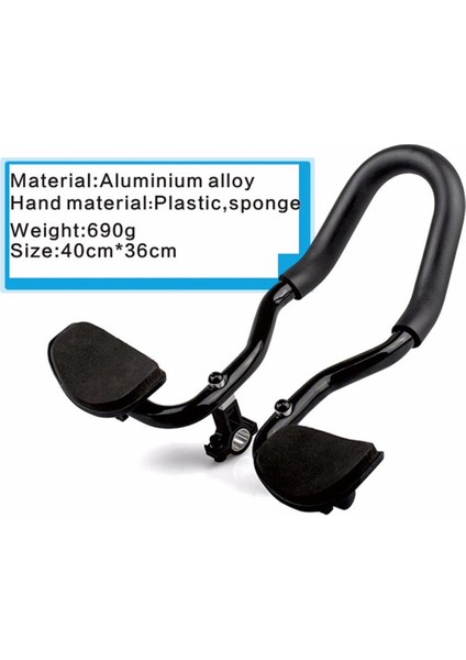 Siyah Stil Bisiklet Dinlenme Direksiyonu Yüksek Alüminyum Alaşım Rahat Kol Dayama Dağ Bisikleti Direksiyonu Montaj Braketi ile Bisiklet Ekipmanları (Yurt Dışından) fiyatları