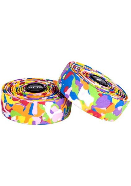 Renk Stili Anti-Kayma Direksiyon Bandı Yol Bisikleti Çoklu Kamuflaj Bisiklet Direksiyon Bandı Eva Gronge Bisiklet Kolu Tutma Bandı Bisiklet Yolculuğu (Yurt Dışından)