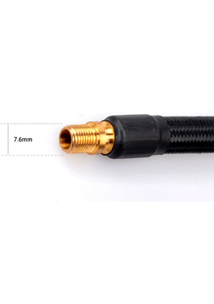 80CM Tarzı Araba Bisiklet Lastik Hava Inflator Hortumu Uzatma Ucu Motosiklet Hava Pompası Nozül Adaptör Valf Bisiklet Pompa Aksesuarları (Yurt Dışından)