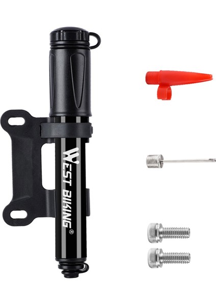 Siyah Stil Bisiklet Lastik Pompası Evrensel Amerikan Fransız Delik Yüksek Basınçlı Tasarım Bisiklet Top Elektrikli Araç Oyuncaklar MC889 (Yurt Dışından)