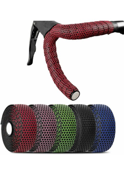 Siyah Stil Yeni Bisiklet Direksiyonu Yol Bisikleti Kaymaz Silika Jel Şok Emici Direksiyon Bandı Bisiklet Sargısı Uç Takmağı 1 Çift (Yurt Dışından) fiyatları