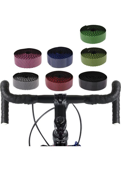 Siyah Stil Yeni Bisiklet Direksiyonu Yol Bisikleti Kaymaz Silika Jel Şok Emici Direksiyon Bandı Bisiklet Sargısı Uç Takmağı 1 Çift (Yurt Dışından) indirimleri