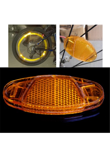 Sarı 1 Adet Tarzı Bisiklet Tekerlek Jant Yansıtıcı Güvenlik Uyarı Işığı - Türkçe (Yurt Dışından) modelleri