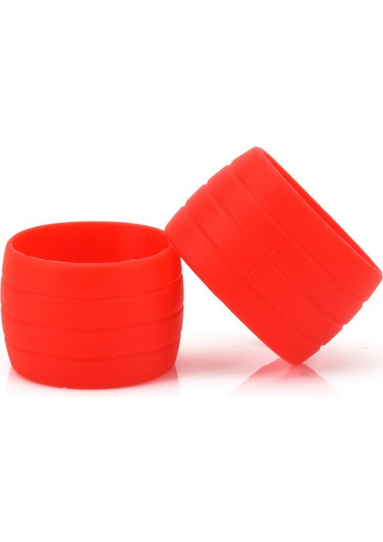 Kırmızı Stil Silikon Bisiklet Direksiyonu Kolu Kapakları ile Takma Halka Bisiklet Vites Değiştirme Kolu Kılıfı Kaymaz Sürüş Aksesuarları (Yurt Dışından)