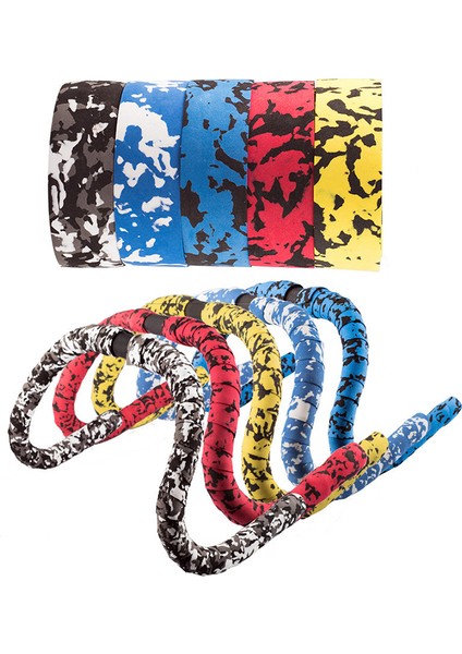 2-Mavi Tarzı Bisiklet Gidon Bandı Eva Kaymaz Nem Çekme Şok Emilimli Gidon Bandı Bisiklet Gidon Kamuflaj Sargı Bandı (Yurt Dışından) modelleri