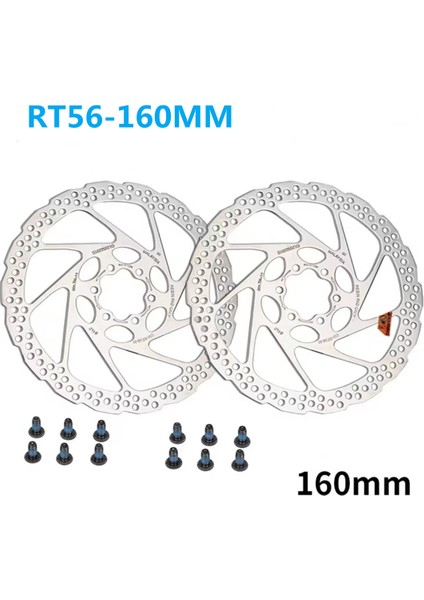 160MM Tarzı Bisiklet Disk RT56 Fren Disk Rotor Civata Dağ Bisikleti Parçaları M610 Rt Fren Diski mm Bisiklet Disk Freni (Yurt Dışından)