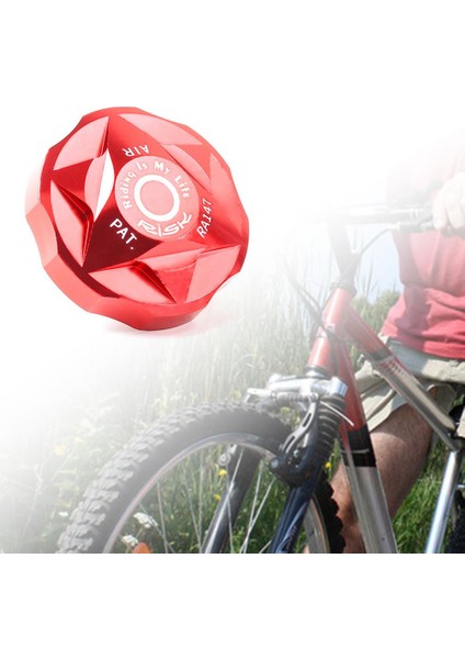 Siyah Stil Mtb Dağ Bisikleti Için Bisiklet Çatal Omuz Hava Nozulu Kapağı Gaz Vanası Koruyucu Kapağı Şok Geçirmez Ön Çatal Alüminyum Alaşımlı 1 Adet (Yurt Dışından) fırsatları