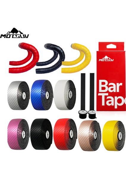 Kırmızı Stil Motsuv Bisiklet Direksiyon Bandı Eva Pu Yol Bisikleti Direksiyon Bandı Kaymaz Şok Emici Bisiklet Sarma Uç Takımları (Yurt Dışından) fırsatları