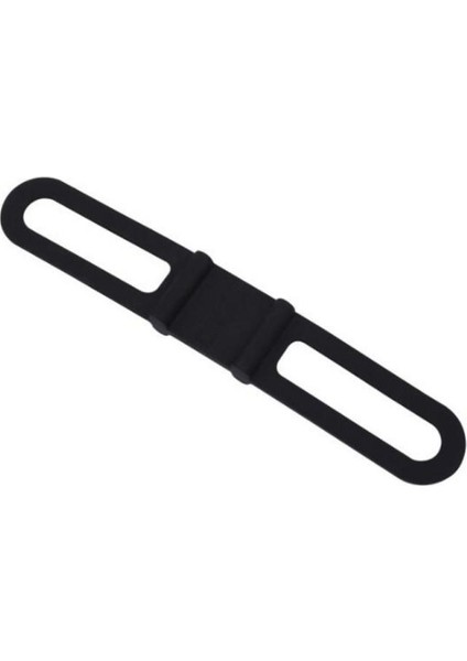 1 Adet Siyah Stil Cep Telefonu Tamir Standı El Feneri Bandaj Silikon Çok Fonksiyonlu Bandaj Kumaş Kablo Bağları Sabitleme Esnek Bağ Bisiklet (Yurt Dışından)