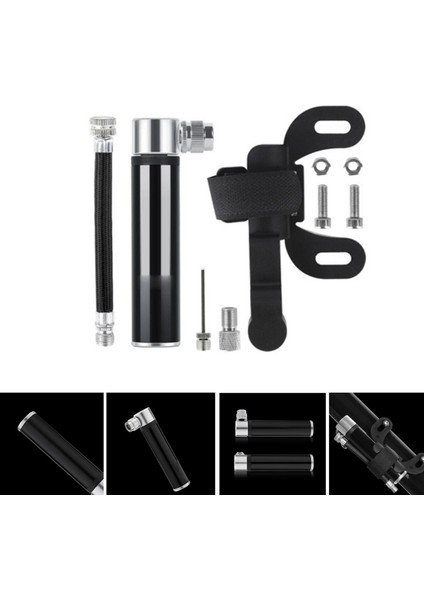 Kırmızı Stil Alüminyum Alaşımlı Mini Bisiklet Lastik Pompası Taşınabilir I Bisiklet Pompası Top Pompası Iğne ile Presta ve Schrader Valf Uyumludur 24BD (Yurt Dışından) fırsatları