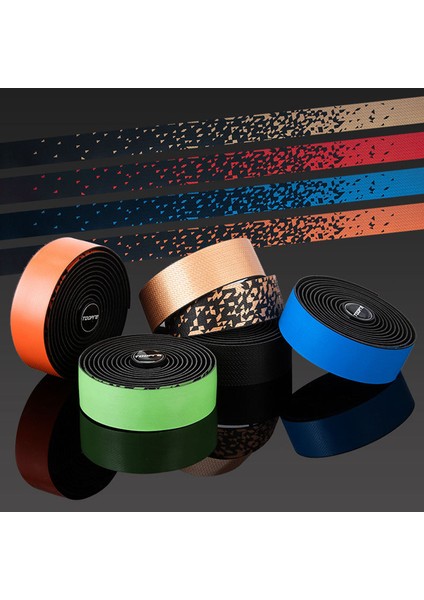 Siyah-Kırmızı Tarzı Bisiklet Direksiyon Bandı Eva Pu Gronge Bisiklet Tutma Kolu Bandı Yol Bisikleti Bisiklet Anti-Patinaj Anti-Titreşim Sarma Bandı (Yurt Dışından) fırsatları