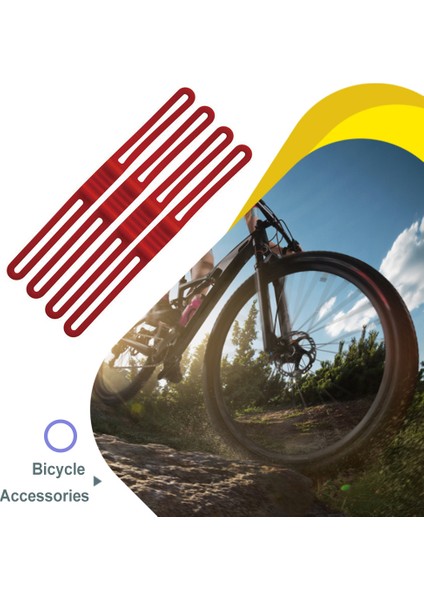 Siyah Stil 4'lü Bisiklet Bandı Silikon Telefon Bisiklet Kayışı Tutucu Sabitleme Kayışları Bisiklet Feneri Bandajları Yeniden Kullanılabilir Aksesuarlar (Yurt Dışından) modelleri