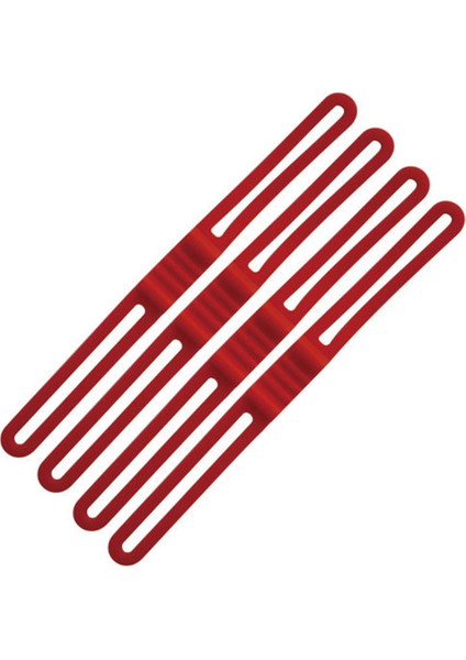 Siyah Stil 4'lü Bisiklet Bandı Silikon Telefon Bisiklet Kayışı Tutucu Sabitleme Kayışları Bisiklet Feneri Bandajları Yeniden Kullanılabilir Aksesuarlar (Yurt Dışından) fırsatları