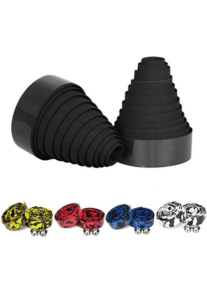 Siyah Kırmızı Tarzı Bisiklet Korku Direksiyon Bandı Sarma Bisiklet Aksesuarları Bisiklet Direksiyon Kayışı Ter Emici Renkli Bisiklet Sürüş Kolu Kayışı (Yurt Dışından) fırsatları