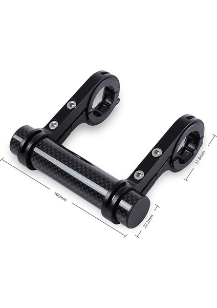 No.3 Tarzı 10CM 2 Halka Mtb Bisiklet Çift Direksiyon Uzatma Montaj Lamba Destek Karbon Boru Montaj Tutam Bisiklet Aksesuarları (Yurt Dışından) fırsatları