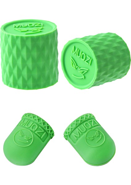 Yeşil Stili Ayarla Muqzı Direksiyon Bandı Koruyucu Kapak Yol Bisikleti Fren Kolu Vites Kolu Koruyucu Halka Çift Kontrol Kolu Anti-Çizik Sabit (Yurt Dışından)