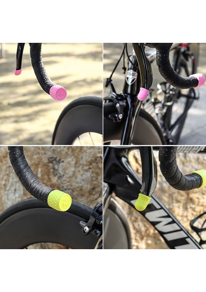 Yeşil Stili Ayarla Muqzı Direksiyon Bandı Koruyucu Kapak Yol Bisikleti Fren Kolu Vites Kolu Koruyucu Halka Çift Kontrol Kolu Anti-Çizik Sabit (Yurt Dışından) modelleri