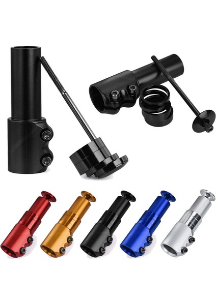 Siyah 13CM Stili Bisiklet Ön Çatal Yükseltilmiş Kontrol Yükseklik Artırıcı Alüminyum Mtb Bisiklet Parçaları Aksesuarları Bisiklet Tüp Uzatıcı Adaptörü (Yurt Dışından)