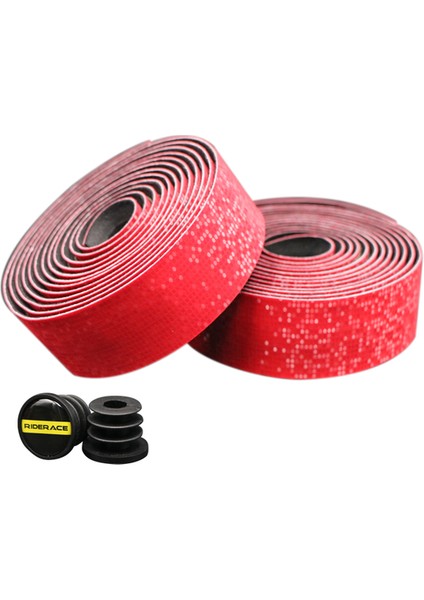 Kırmızı Stil Bisiklet Direksiyon Bandı Yıldızlı Gökyüzü Motosiklet Direksiyon Kayışları Için Pu Kaymaz Titreşim Emici Yarış Yol Bisikleti Bantları (Yurt Dışından)