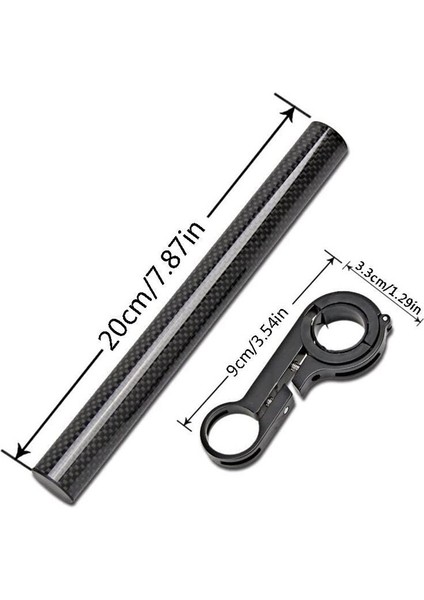 20CM Mavi Tarzı 20CM 10CM Bisiklet Direksiyonu Bisiklet Fener Tutucu Kolu Karbon Fiber Bisiklet Uzatma Montaj Braketi Bisiklet Aksesuarları (Yurt Dışından) indirimleri