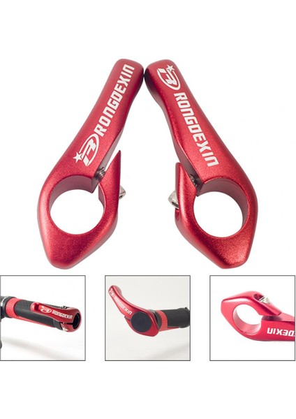 Altın Tarzı 1 Çift Vice Direksiyon Antirust Bisiklet Boynuzları Vice Direksiyon Ergonomik Tasarım Vice Direksiyon (Yurt Dışından)