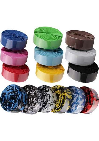 Koyu Mavi Tarzı 1 Çift Bisiklet Direksiyon Bandı Takma Fişler Elastik Kauçuk Köpük Kaymayan Bisiklet Direksiyon Sargı Çoğu Bisiklet Için (Yurt Dışından) fiyatları