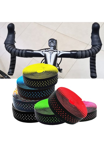 Sarı Stil Yol Bisikleti Direksiyonu Bant Yapıştırma Bantı Bisiklet Aksesuarları 6 Renk Yumuşak Kaymaz ve Şok Emici Bisiklet Direksiyonu (Yurt Dışından) fiyatları
