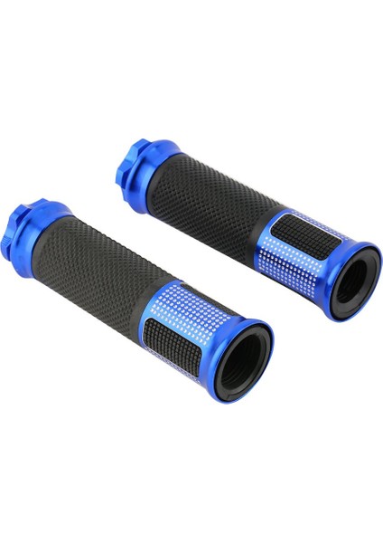 Mavi Stil 2 x Motosiklet Direksiyonu Metal Kauçuk Jel El Kavrama Değiştirme (Yurt Dışından)