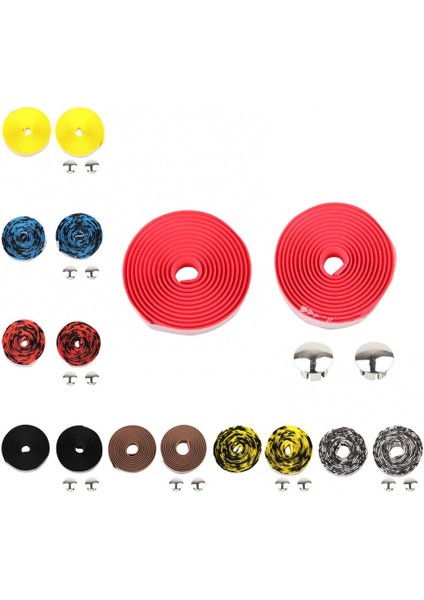 Kırmızı Stil 2 Adet Dağ Bisikleti Yol Bisikleti Direksiyonu Kaymayan Sünger Askıları Bisiklet Direksiyonu Kaymayan Sünger Askıları Sürüş Araçları (Yurt Dışından) fırsatları