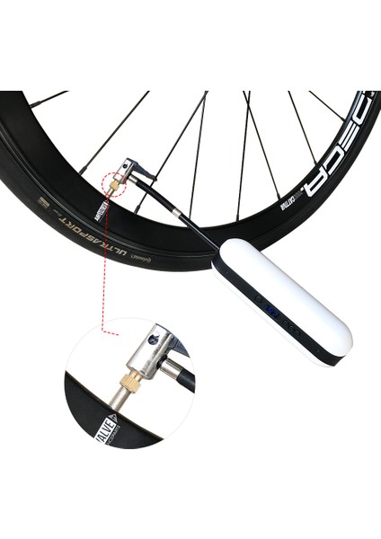 2 Adet Cycplus Bisiklet Pompa Hava Tüpü Hortumu A2 A3 A5 Elektrikli Hava Pompası Bisiklet Aksesuarları (Yurt Dışından)