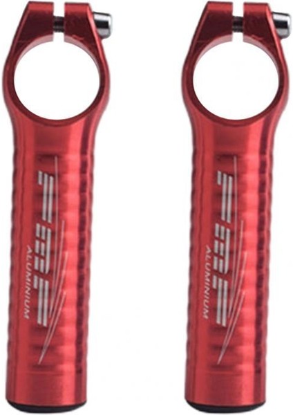 Kırmızı Stil 2 Adet Dinlenme Direksiyonu Anti-Şoklu Vice Direksiyon Boynuzları Bisiklet Dinlenme Direksiyonu (Yurt Dışından)