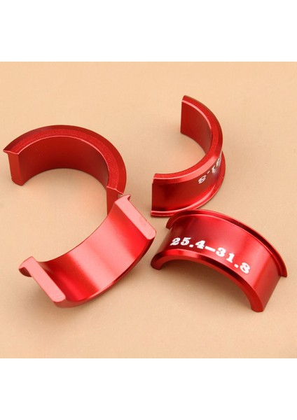 Kırmızı Stil Dağ Bisikleti Dönüşümleri Için Alüminyum Alaşımlı Bisiklet Direksiyon Boğazı Shimleri (Yurt Dışından) fırsatları