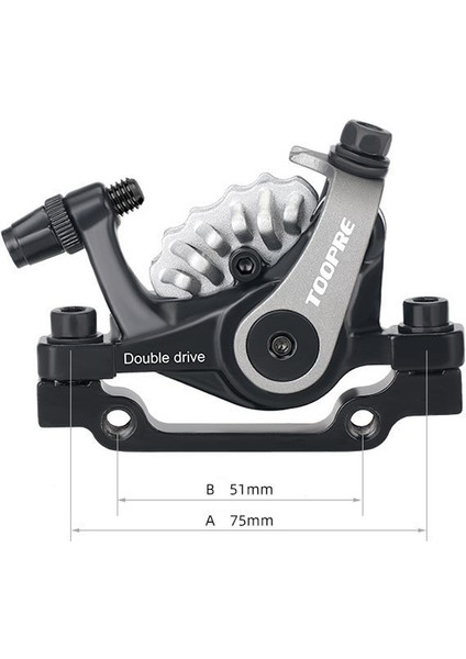 Kırmızı Ön Fren Stili 1 Adet Bisiklet Mekanik Disk Fren Çift Piston Kaliper Ebike Iki Yönlü Hidrolik Fren Alüminyum Alaşımlı Bisiklet Aksesuarları (Yurt Dışından) modelleri