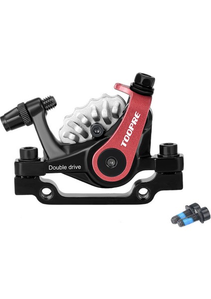 Kırmızı Ön Fren Stili 1 Adet Bisiklet Mekanik Disk Fren Çift Piston Kaliper Ebike Iki Yönlü Hidrolik Fren Alüminyum Alaşımlı Bisiklet Aksesuarları (Yurt Dışından) fırsatları