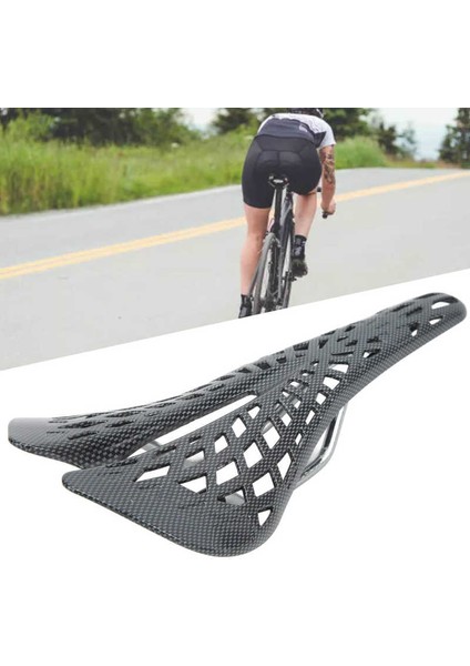 Gösterildiği Gibi Stil Karbon Fiber Bisiklet Boş Koltuk Kaygan Eğriler Hafif Bisiklet Koltuğu Nefes Alabilir Rahat Örümcek Ağı Stil Koltuk Bisiklet Için (Yurt Dışından) fiyatları