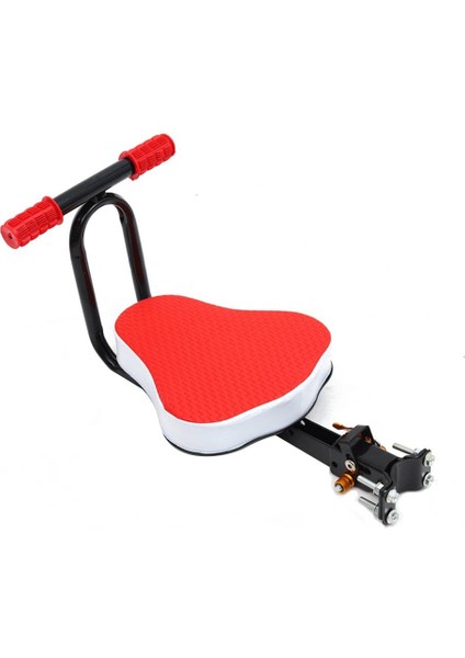 Kırmızı Stil Mtb Çocuk Koltuğu Ön Montajlı Bisiklet Sele Taşınabilir Katlanabilir Çocuk Güvenliği Koltuğu M365 Elektrikli Scooter Dağ Bisikleti Için (Yurt Dışından)