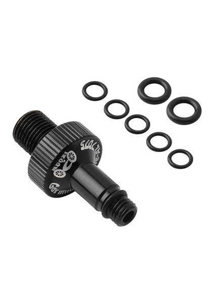 Siyah Stil Yüksek Bisiklet Hava Şok Pompası Adaptörü Şok Emici Valf Adaptörü Rockshox Monarch, Dt Swıss Xmm, Marzocchi Için (Yurt Dışından)