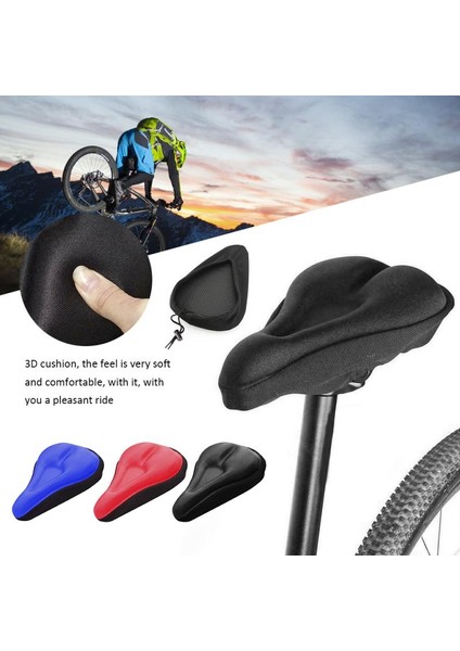 No.2 Tarzı Bisiklet Koltuk Kılıfı 3D Silikon Jel Ped Yumuşak Kalın Bisiklet Koltuk Yastığı Kalınlaştırılmış Dağ Bisikleti Koltuk Kılıfı Bisiklet Parçaları (Yurt Dışından) fırsatları