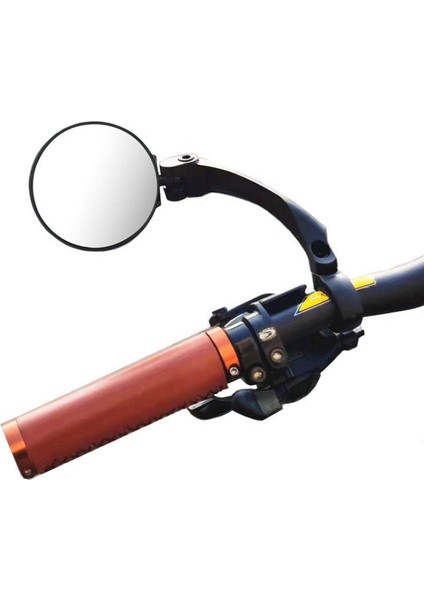 Yuvarlak Sol Stil Bisiklet Direksiyon Arka Görüş Aynası Geniş Açılı Geri Görüş Reflektör Ayarlanabilir Sol Sağ Scooter Motosiklet Bisiklet Aynası (Yurt Dışından) fırsatları