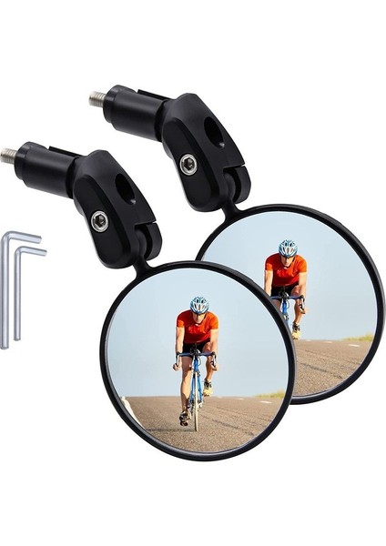 2 Adet Tarzı Esnek Döner Konveks Arka Görüş Aynası Bisiklet Mtb Ayna Bisiklet Katlanabilir Hd Reflektör Bisiklet Aksesuarları (Yurt Dışından)