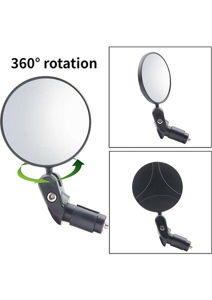 2 Adet Tarzı Esnek Döner Konveks Arka Görüş Aynası Bisiklet Mtb Ayna Bisiklet Katlanabilir Hd Reflektör Bisiklet Aksesuarları (Yurt Dışından)