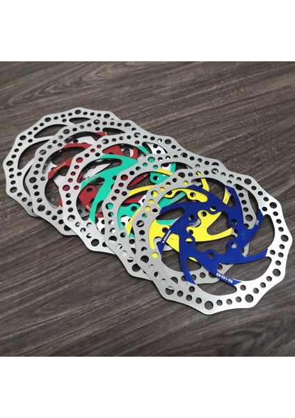 160MM Altın Tarzı R6 Paslanmaz Çelik Fren Disk Rotoru Mtb Rota Diski Bisiklet Fren Diski Vida (Yurt Dışından)