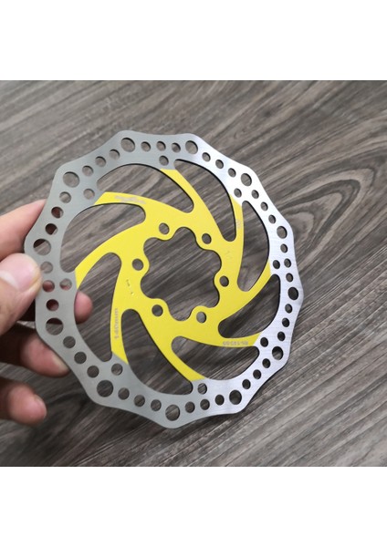 160MM Altın Tarzı R6 Paslanmaz Çelik Fren Disk Rotoru Mtb Rota Diski Bisiklet Fren Diski Vida (Yurt Dışından)