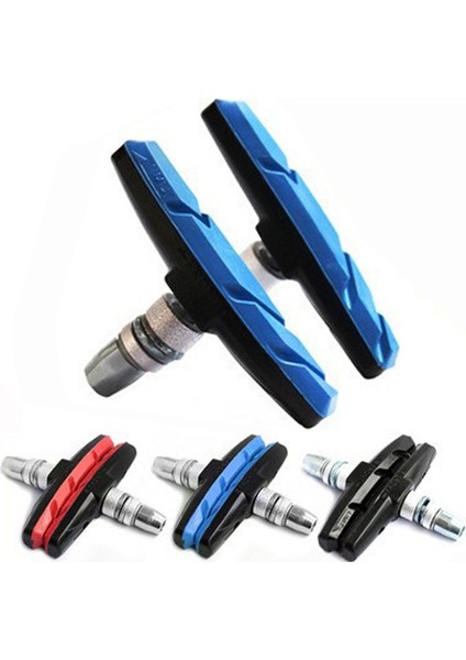 Kırmızı-2pcs Tarzı V Tipi Sessiz Fren Pedleri Ayakkabı Bisiklet Bisiklet Dağ Bisikleti Ölü Hız Fren Pedleri V Fren Sistemi Fren Derisi (Yurt Dışından) fiyatları