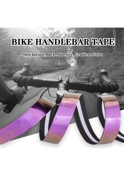 Mor Tarzı Yol Bisikleti Için Aşınmaya Dayanıklı Paslanmaz Darbeye Dayanıklı Bisiklet Sap Bandı (Yurt Dışından) fırsatları