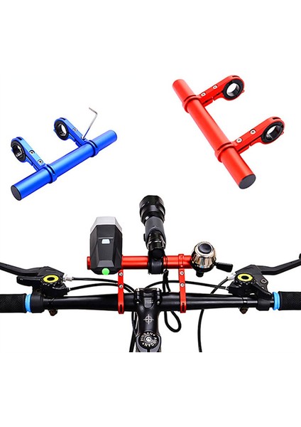 Mavi Küçük Braket Stili 20CMCM Bisiklet Direksiyon Uzatıcısı Alüminyum Alaşımlı Bisiklet Ön Işık Tutucusu Lamba El Feneri Aksesuarları Dağ Bisikleti Parçaları (Yurt Dışından) fiyatları