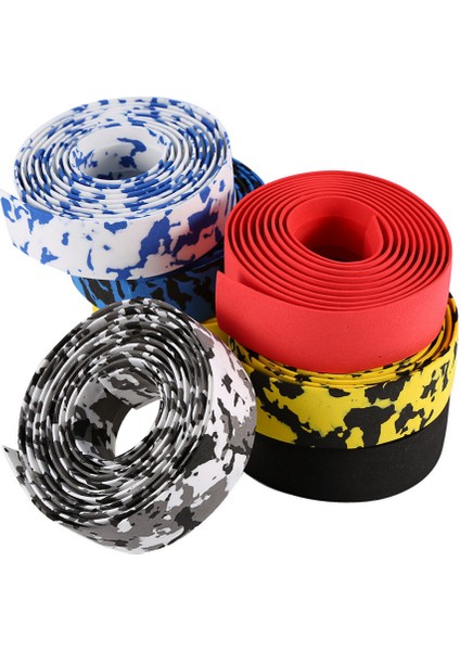 2-Yeşil Tarzı Bisiklet Gidon Bandı Eva Kaymaz Nem Çekme Şok Emilimli Gidon Bandı Bisiklet Gidon Kamuflaj Sargı Bandı (Yurt Dışından) indirimleri