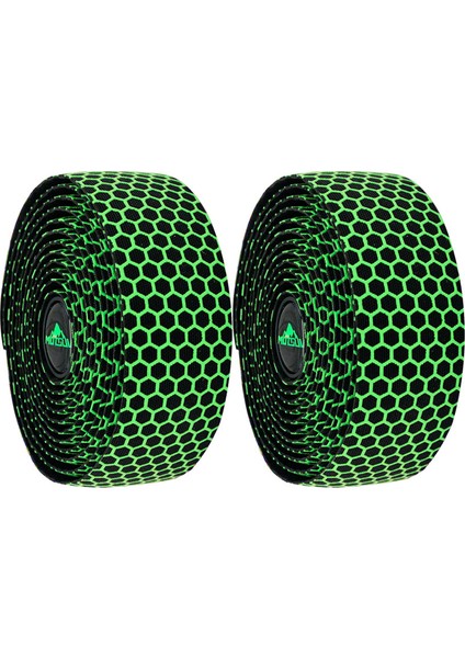 Yeşil Stil Bal Petekli Silikon Bisiklet Sargı Anti-Kayma ve Nefes Alabilir Bağlama Eva Elastik Mtb Bisiklet Sap Bantları (Yurt Dışından)