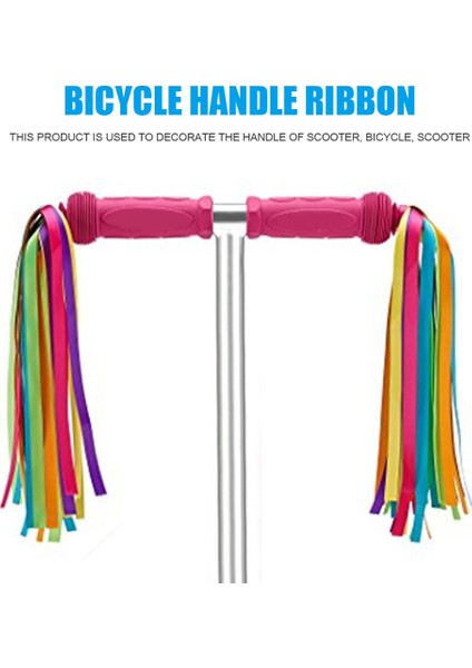 B Tarzı 1 Çift Bisiklet Fırfır 30CM Bisiklet Scooter Direksiyon Renkli Kurdele Bisiklet Aksesuarları Çocuk Bisiklet Direksiyon Süsleme (Yurt Dışından) fırsatları